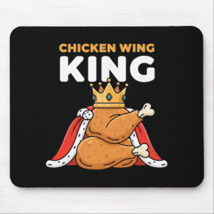 Chicken Crowned Chicken Wing King Mouse Mat