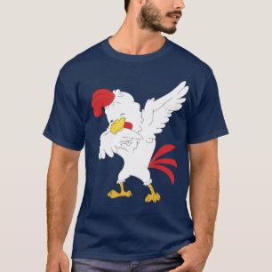 Chicken Dabbing Farmer Dab Dance Farming Egg T-Shirt