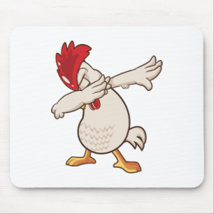 Chicken Dabbing Farmer Dab Dance Mouse Mat