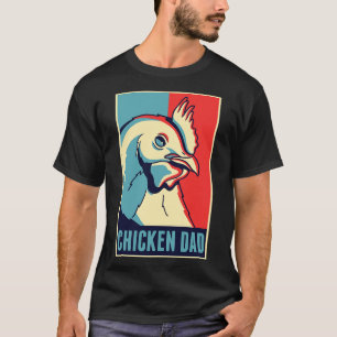 Chicken Dad Funny Chicken Farmer Chicken Daddy Roo T-Shirt