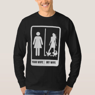 Chicken Dad Funny Father's Day Rooster My Wife Far T-Shirt