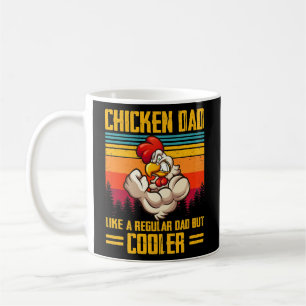 Chicken Dad Like A Regular Dad Farmer Farming Coffee Mug