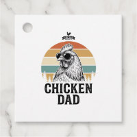 Chicken Dad Vintage Sunset Funny Chicken Lover Shi