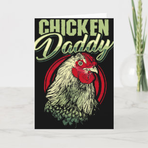 Chicken Daddy Chicken Dad Farmer Poultry Farmer Sm Card