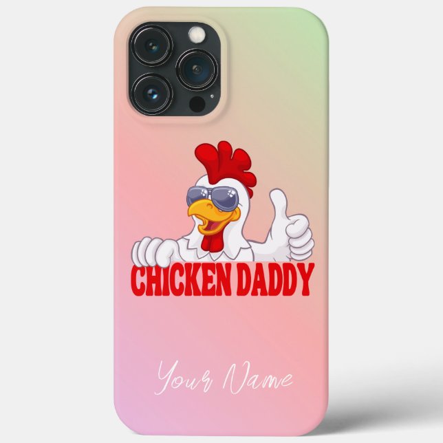Chicken Daddy Chicken Dad Father Chicken Lover Case-Mate iPhone Case (Back)