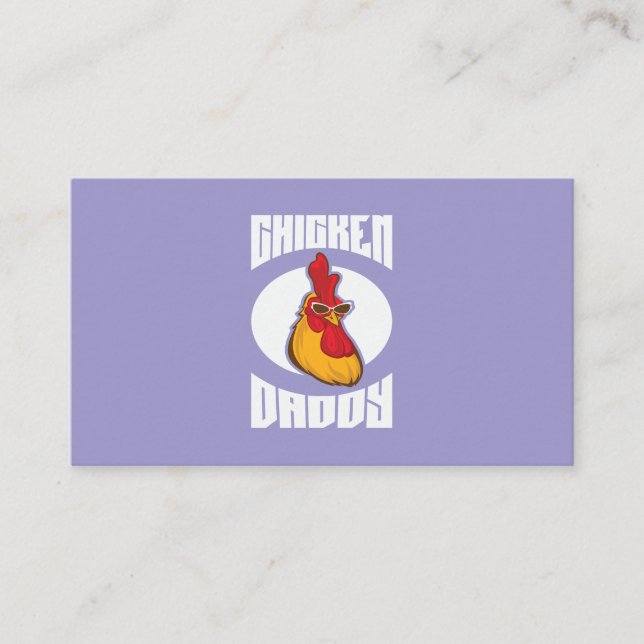 Chicken Daddy Farmed Poultry Business Card (Front)