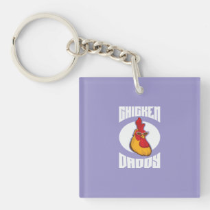 Chicken Daddy Farmed Poultry Key Ring