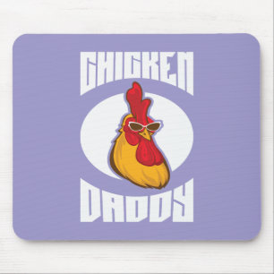 Chicken Daddy Farmed Poultry Mouse Mat