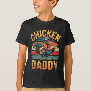 Chicken Daddy Funny Farmer For Men T-Shirt