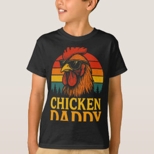 Chicken Daddy - Funny Poultry Farmer Retro T-Shirt