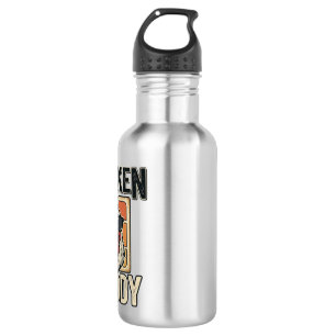 Chicken Daddy Funny Rooster Vintage Vector Shirt_1 532 Ml Water Bottle