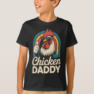 Chicken Daddy Proud Coop Keeper Father's Day Gift T-Shirt