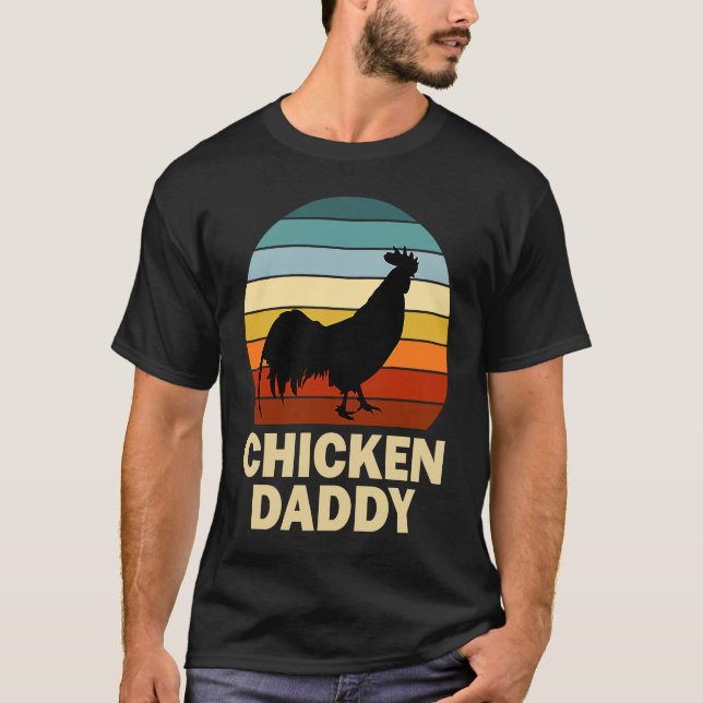 Chicken Daddy Vintage Chicken Daddy Farmer T-Shirt (Front)
