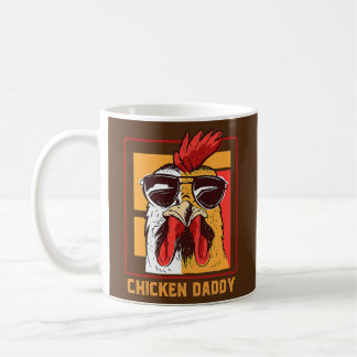 Chicken Daddy Vintage Poultry Farmer Rooster Coffee Mug