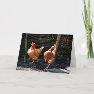 Chicken Dance Greeting Card