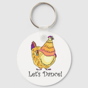 Chicken Dance Key Ring