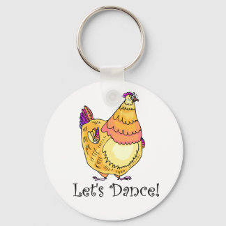 Chicken Dance Key Ring