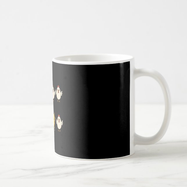 Chicken Dance-off Nanas Vs Chickens, Funny Chicken Coffee Mug (Right)
