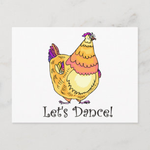 Chicken Dance Postcard
