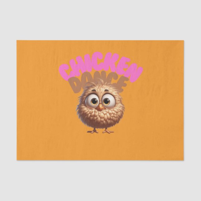 Chicken Dance Tissue Paper (Front)