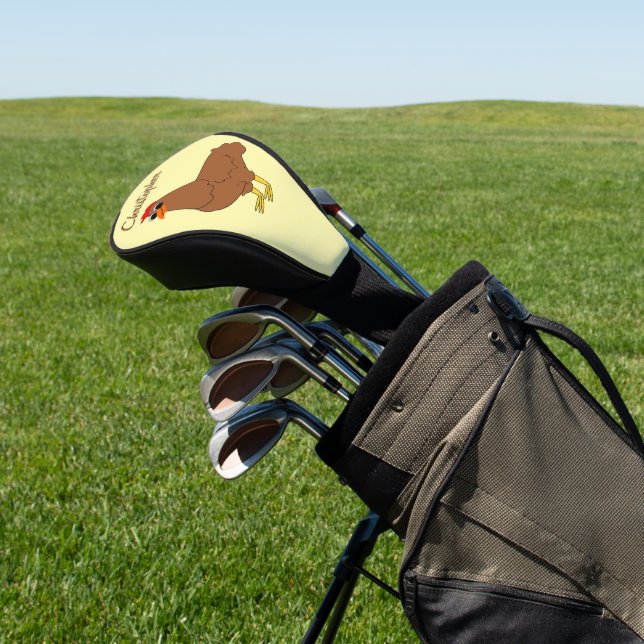Chicken Design Golf Head Cover (In Situ)