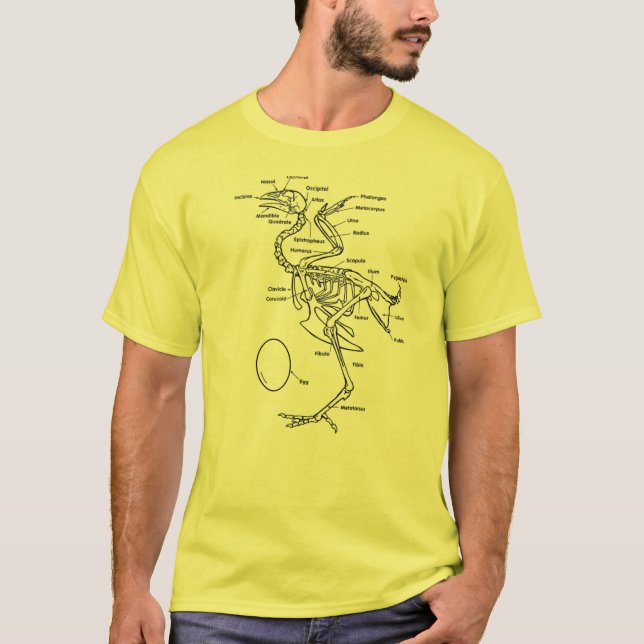 Chicken Diagram T-Shirt (Front)