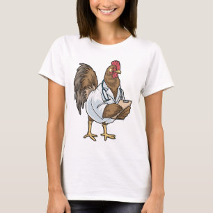 Chicken Doctor Stethoscope T-Shirt