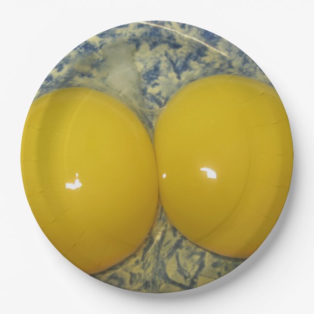 Chicken Double Egg Yolk Paper Plate (Front)