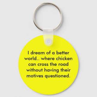 Chicken Dream Key Ring