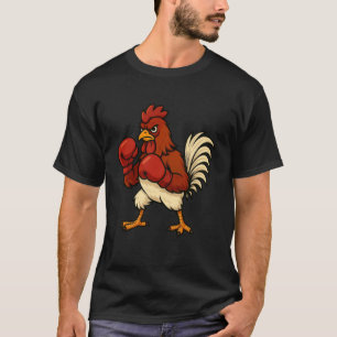 Chicken Dressed As A Boxer Funny Boxing T-Shirt