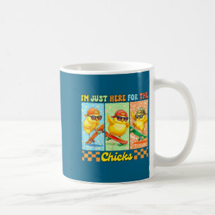 Chicken easter day farm animal lover here for chic coffee mug