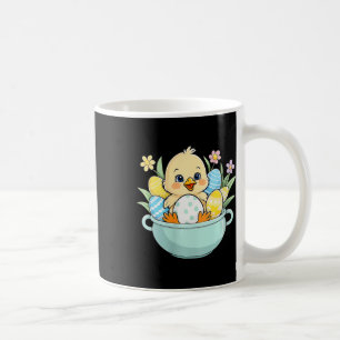 Chicken Egg Hunting Easter Bunny Ears Farm Animal Coffee Mug