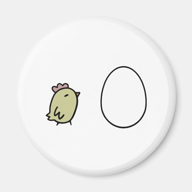 Chicken & Egg Magnet (Front)