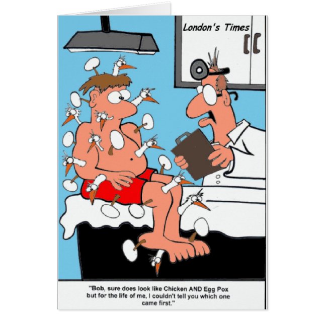 Chicken & Egg Pox Funny Gifts Tees & Collectibles (Front)