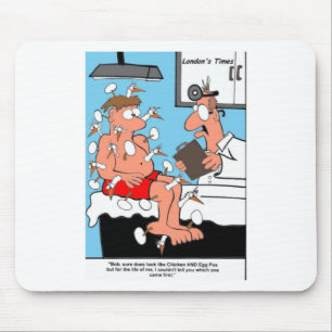 Chicken & Egg Pox Funny Gifts Tees & Collectibles Mouse Mat