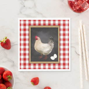 Chicken Eggs Cute Country Style  Napkin