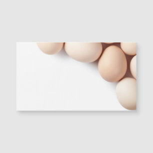 Chicken Eggs On White Background