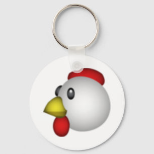 Chicken - Emoji Key Ring