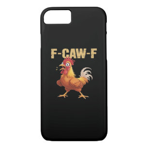 Chicken F-Caw-F Classic Funny Retro iPhone 8/7 Case