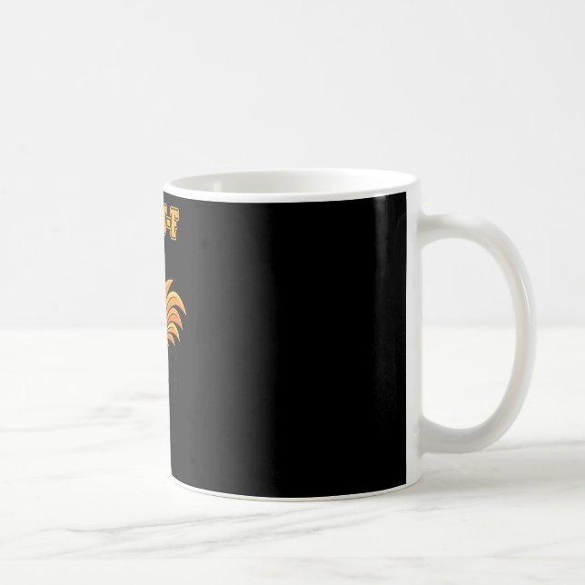 Chicken F-caw-f Rooster Pocket Meme, Funny Chicken Coffee Mug (Right)