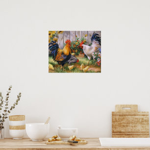 Chicken Family Poster