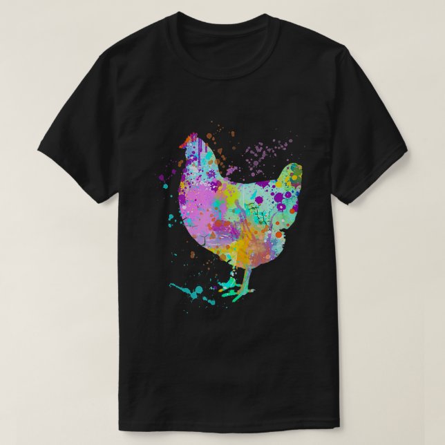 Chicken Farm Animal Art For Mum Pet Owner Love Chi T-Shirt (Design Front)
