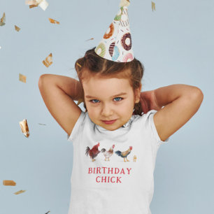 Chicken Farm Animal Birthday Party Toddler T-Shirt