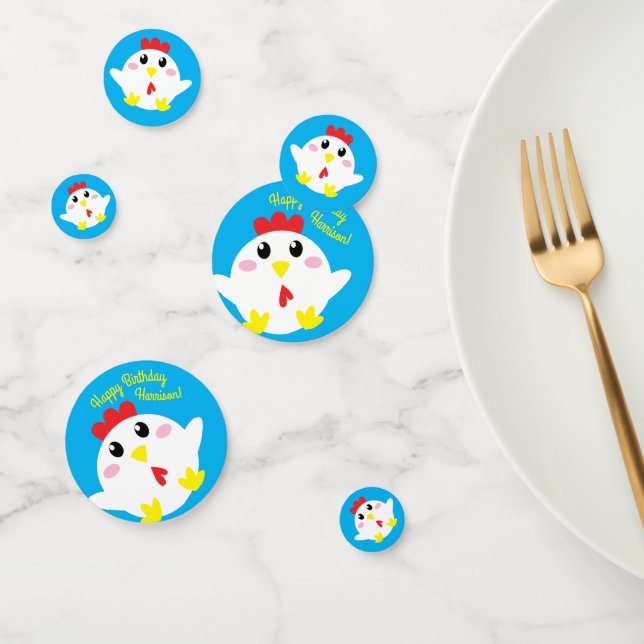 Chicken Farm Birthday Party Kids Confetti (Group)