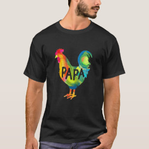 Chicken Farm Chicken Papa Funny Chicken Dads T-Shirt