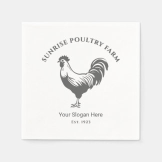 Chicken Farm Paper Napkin
