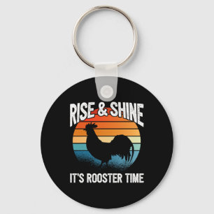 Chicken Farmer And Chicken Lover - Rooster Key Ring