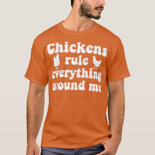 Chicken Farmer Chicken Lover Rooster Hen Funny T-Shirt