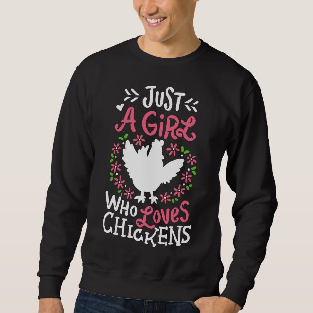 Chicken Farmer Chicken Lover   Sweatshirt (Front)
