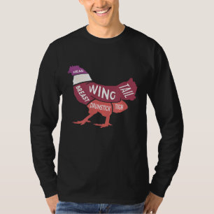 Chicken Farmer Chicken Parts Wings Chefs Cook But T-Shirt